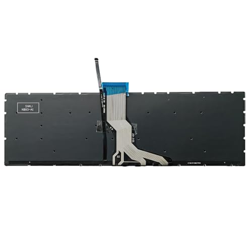 Clavier US HP Pavilion 15-AB rétroéclairé vert de remplacement