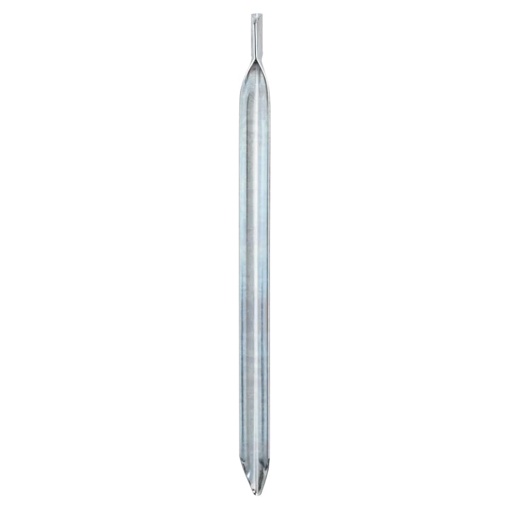 Śledzie namiotowe w kształcie litery V, 24 szt., 29,5 cm, długość Ø 20 mm, stal ocynkowana, wytrzymałe, na kemping, do użytku na zewnątrz, akcesoria do namiotu, odciągające linę burzową