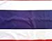 High Supply 3x5 Thailand Flag with Double Stitched Edges, 100% Polyester Fabric, and Two Brass Grommets, Thai Flag 3x5 Foot Flag of Thailand