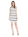 French Connection Women's Stripe Cap Sleeve Dress