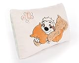 NICI Kissen Faultier Wave Dave rechteckig 43x25cm– Flauschiges Kuscheltierkissen Faultier-rechteckiges Stofftierkissen, 48574, Beige
