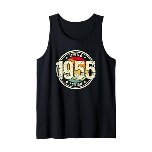 Retro 67 Años Nacido en 1955 Edición Limitada 67 Cumpleaños Camiseta sin Mangas