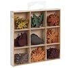 Autumn Leaves Painted Miniature Wood Cutout Shapes - 45 Pieces - for Craft, Decor, Scrapbooking, and More #2