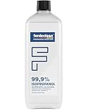 1000ml isopropanol 99% | Limpiador con alcohol solvente 1l IPA para el hogar, el automóvil y más | Detergente desengrasante