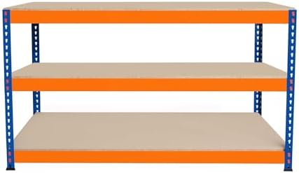Banco de Trabajo p/Garaje S-Rax 3 Niveles | 150cm x 60cm x 90cm |...