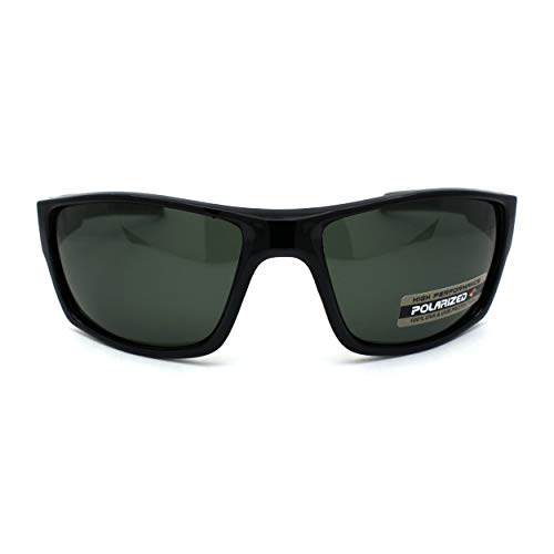 Xloop Polarized Mens Classic Biker Style Rectangle Sport Plastic Sunglasses2