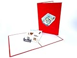 3D-Grußkarte / Geschenkkarte, lasergeschnitten, handgefertigt, Pop-Up-Karte, inkl. Umschlag 2035