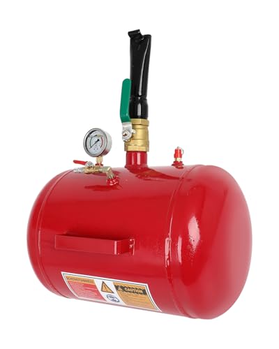 Image of ECCPP 7.5 Gallon Air Tire Bead Seater Blaster Tool, 145PSI Heavy Duty Bead Inflator with Pressure Gauge for Car /Truck /ATV /UTV Tires Red