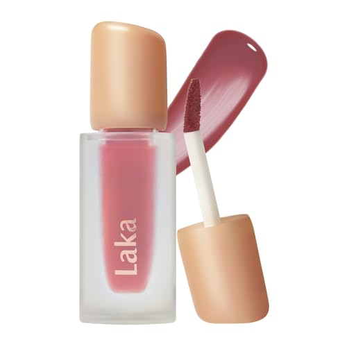 Laka Fruity Glam Tint | Glowing Korean Lip Tint with Hydrating Lightweight Texture | Buildable Color, Non-Sticky High Shine Gloss | K-Beauty Korean Makeup | #146 Dill, 0.15oz