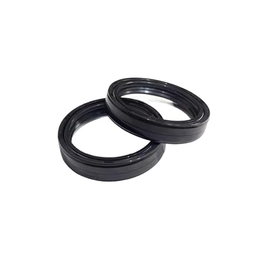 43x54 Front Shock Fork Damper Shaft Oil Seal Retainers Dust Cover For V-STROM 650 ALL EDITIONS 2005-2019 2018 2017 2016(2pc Oil Seal)