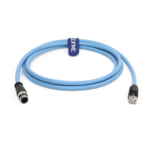 Cable Industrial M12 4 Pin a RJ45 Cat6 50 cm miniatura 2