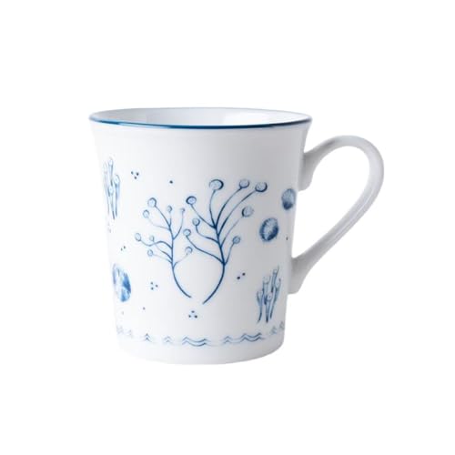 Fuukou Blue and White Porcelain Teacup,Chinese Hand-Painted Ceramic Tea Cup