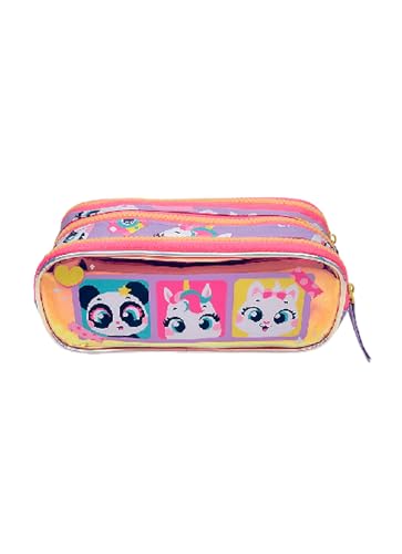 PUKET - Estojo infantil Puket Triplo Multibichos BFF Best Friend