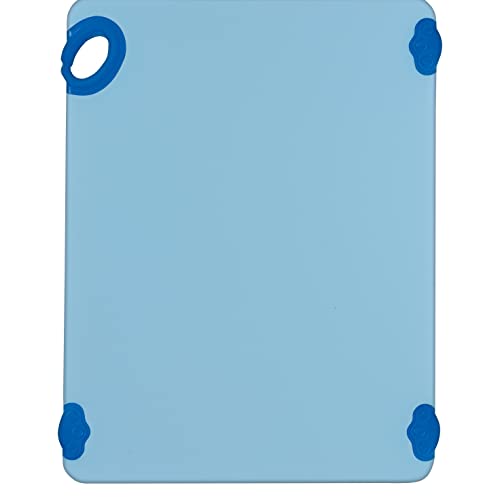 Winco Non-Slip Cutting Board With Hook, 15" X 20", Blue #TOP24