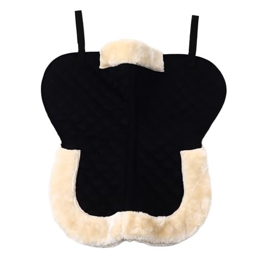 yiMANtrading Almohadilla de algodón para Silla de Montar Inglesa con absorción de Impactos, Almohadilla para Silla de Caballo con diseño Engrosado, Equipo de equitación Ecuestre con