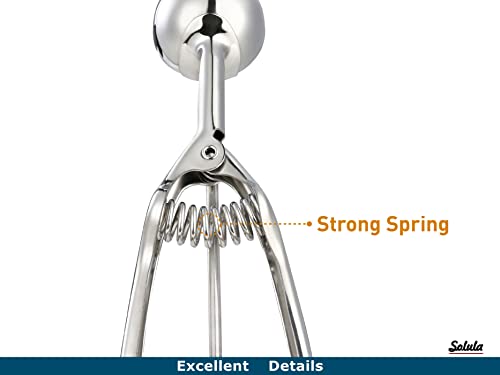 Solula 18/8 Stainless Steel Cupcake Muffin Batter Dispenser, Ice Cream Cupcake Muffin Scoop #TOP4