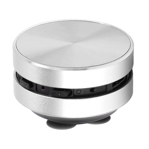 Image of Bewinner Bone Conduction Speakers Ultra Mini, Turn Anythin into A Speaker, Stereo Bass Portable Small Cordless Speaker with Suction Cup for Home Outdoor Travel (Silver)