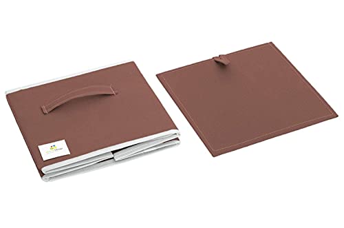 Image of HomeStrap Foldable Storage Cubes /Boxes (Pack of 6, Brown)