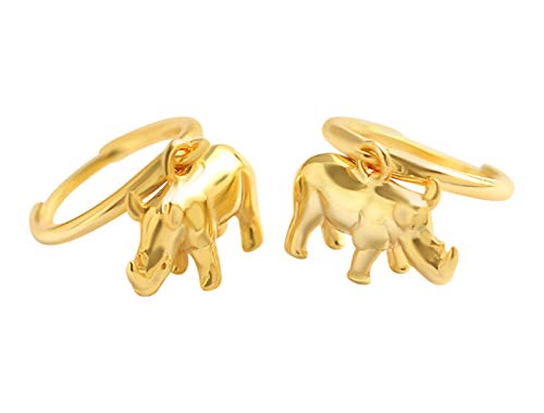 MINOIC Pendientes Mujer Plata, Pendientes Serpiente, Plata de Ley 925 Bañada en Oro de 18k, Pendientes dorados, Pendientes Mujer Oro Cover