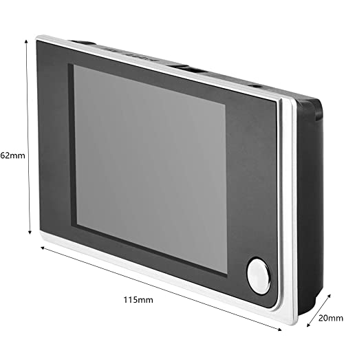 Video Doorbell, Mini Outdoor Electronic 120 Degrees Super Wide Viewing Angle 480X320P Image Resolution Peephole Camera Viewer 3.5 Inches For Home Security Office Use #TOP6