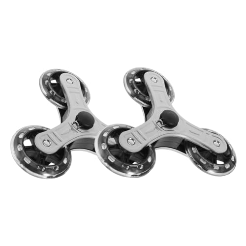 Roulette pivotante pour diable avec rotation fluide et antichoc - 2