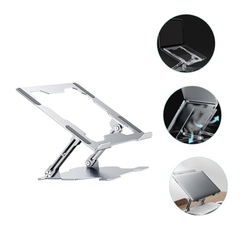 Soporte ajustable de aluminio para laptop y tablet miniatura 6