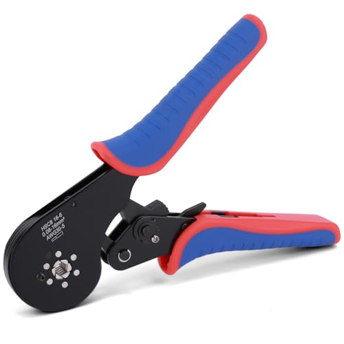 Crimpzange 0 0816mm (305AWG) Aderendhülse Crimpwerkzeug aus Kohlenstoffstahl zum Schmieden Isolierte Crimpwerkzeuge Manuelle Crimpzange Draht-Crimpwerkzeug