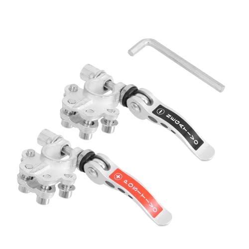 Zerodeko 1 Juego Conector de Terminal de Batería de Conectores Ajustables de Batería Automóvil y Motocicleta con Conexiones Porosas y Rápida