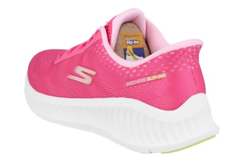 Skechers Go Walk Now Damen-Sneaker zum Reinschlüpfen, Knallpink (Hot Pink), 39 EU – Ansicht 2