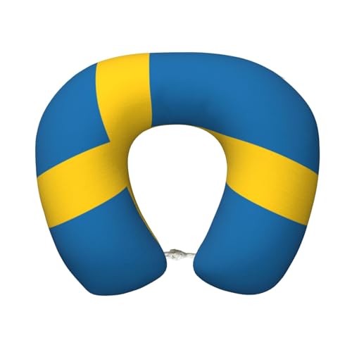 Almohada de espuma viscoelástica para cuello de viaje