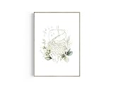 Digestive System Anatomy, Stomach Anatomy Art, Gastroenterologist Poster Gastroenterology Art Print Doctor Medical Print Décor Floral Poster 11