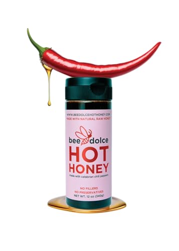Bee Dolce Hot Honey 12 Oz miel dulce y picante