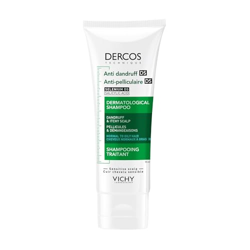 Vichy Dercos Technique Champú Anticaspa y antirreaparición para cabello normal a graso con selenio y ácido salicílico 95 ml