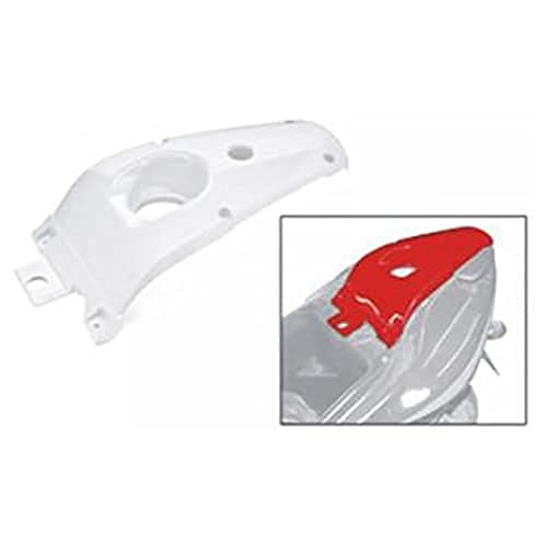 nan77580400/V one by Camamoto cod 77580400 plastica posteriore, coperchio serbatoio bianco perla compatibile con mbk nitro - yamaha aerox anno dal 1997 al 2012