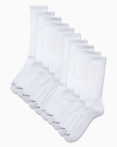 Van Heusen Mens Crew Socks - 10 Pack Performance Stretch Cushioned Breathable Athletic Socks for Men (Size: 6-12.5)2
