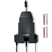 LAYERSMITH® Wandhalterung für das Bosch E-Bike Ladegerät BPC3400 4A [GRATIS MONTAGEKIT] in Schwarz Matt - Saubere Lösung für Ihr Bosch Ebike Smart System gegen herumfliegende Kabel