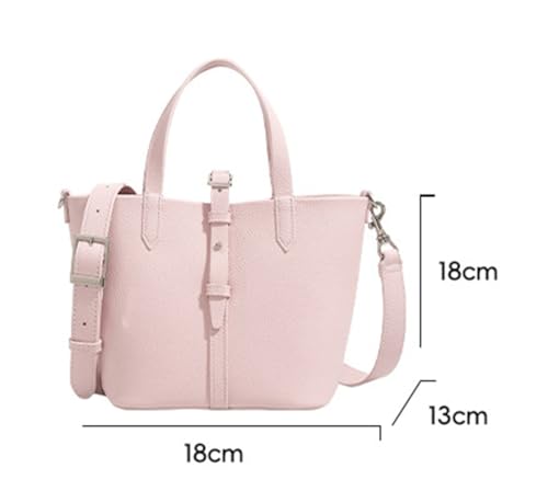 Womens Casual Vegan Leather Handbag Purse Small Bucket Crossbody Shoulder Bag Top Handle Satchel 20252