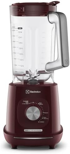 Electrolux Liquidificador Electrolux 1500W 3.2L Efficient Tri Force 15 Velocidades Vermelho (EBL1510) 220V