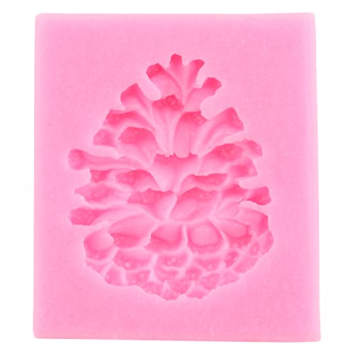 Mujiang Christmas Silicone Molds Christmas Tree Snowflake Deer Pine Cones Holly Leaves Candy Fondant Molds For Cake Decorating Cupcake Topper Chocolate Gum Paste Polymer Clay Set Of 6 #TOP1