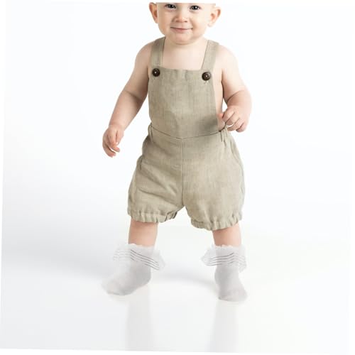 1pair Soft Cotton Socks Tulle Design over The Knee Knee-high Socks for Boy Girl and Toddlers Breathable White Lace for Special Occasions and Dance4