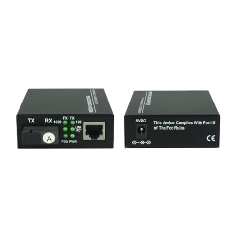 Convertisseur fibre optique 10G et RJ45 émetteur-récepteur gigabit haute performance