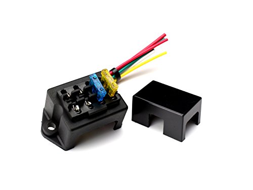Amazon | 汎用 自動車用品 平型 ブレード ヒューズボックス 4本タイプ