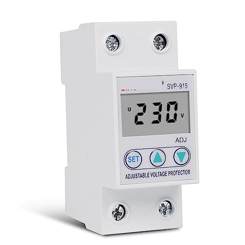 Relais protection surtension 80A robuste rail Din haute précision de récupération