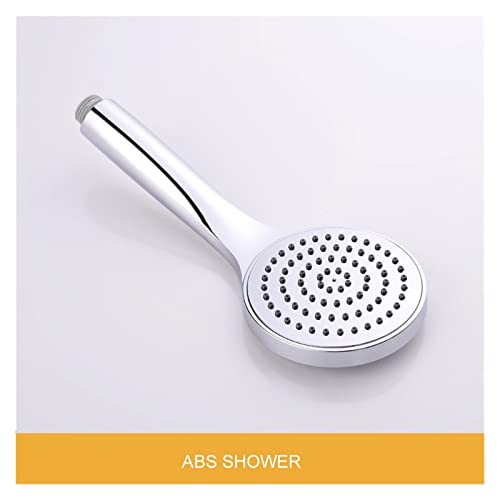 Douche à main chromée en ABS avec support mural réglable pour salle de bain
