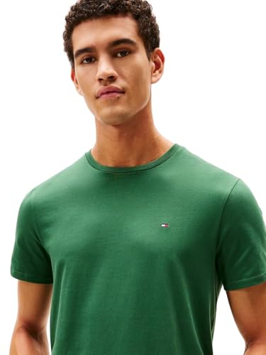 Image of Tommy Hilfiger Men's Stretch Jersey Crew Neck T-Shirt Gray