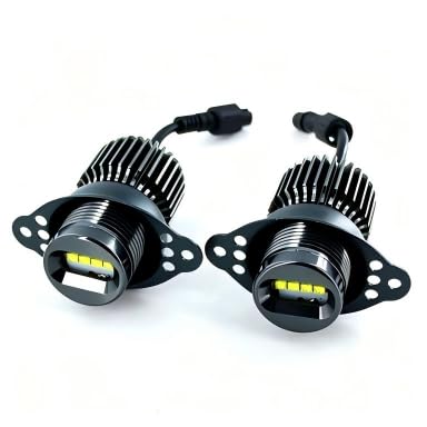 Luci di posizione a LED Angel Eyes da 80 W, compatibili con BMW E90 E91 LCI (2009-2011), installazione senza errori, luce di marcia diurna bianca, ricambio per anelli di posizione