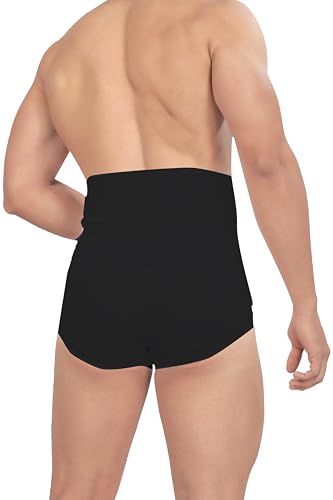 Image of MIZUNA Men's Microfiber Waist Cincher Body Shaper Seamless Tummy Tucker Panty Shapewear Waist Slimming Shaper Briefs