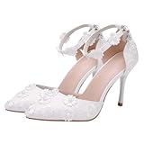 Chaussures habillées pour femmes : escarpins à bout tendance, faciles à enfiler et à retirer, chaussures à talons hauts pour femmes
