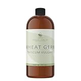 OPO Wheat Germ Oil - Pure Cold Press 32 oz Carrier Oil for DIY, Formulations, Essential Oils, Cleansing, Moisturizer for Face, Hair, Lash, Massage, Makeup Remover, Soaps