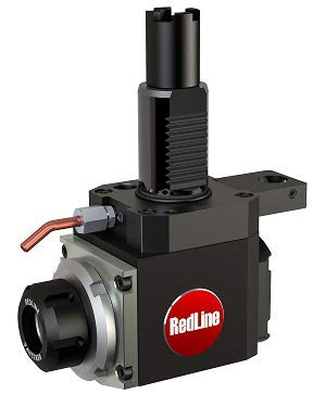 RedLine Tools - VDI40 ER32 Radial Live Tool, 130MM Long Coupling Length, Clockwise Rotation, External Nut - RHRLT13032CW